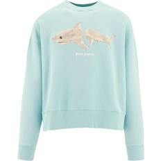 Palm Angels White Shark Sweatshirt