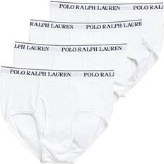 Polo Ralph Lauren White Men's Underwear Polo Ralph Lauren Men's 4-Pack. Classic-Fit Mid-Rise Briefs White White
