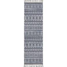 Nourison Asilah Area Rug Blue, Gray 26x98"