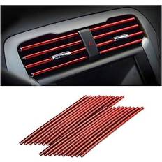 Car Interior 8Sanlione Car Air Conditioner Decoration Strip, 20pcs