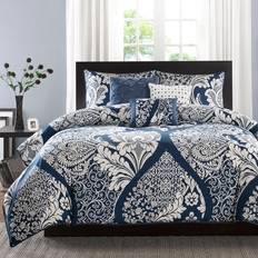 Madison Park Marcella Duvet Cover Blue (264.2x233.7)