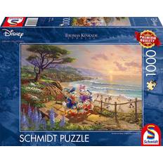 Puzzles Schmidt Spiele Thomas Kinkade: Disney Donald & Daisy A Duck Day Afternoon 1000 Pieces
