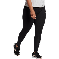 Cotton - Women Tights Adidas Sportswear Essentials High Waisted Logo Leggings Plus Size - Black