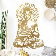 Wandtattoo Badezimmer Detailreicher Buddha