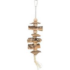 Fugler & innsekter - Hundesenger, hundepledd og kjølematter Husdyr Trixie natural bird toy & wood 37cm