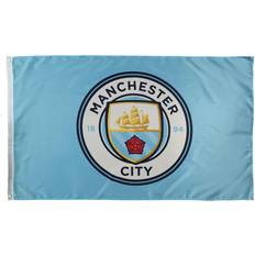 Fanartikel Premiership Soccer Manchester City Crest Flag