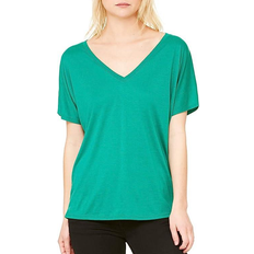 Bella+Canvas Women's 8815 Slouchy V-Neck Tee - Kelly