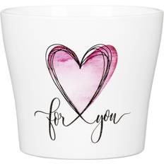 Scheurich Planter with Love ∅15.2cm