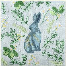 Scandi Hare Kit XMAS61 Counted Cross Stitch Kit