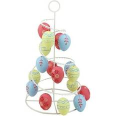 Northlight Seasonal 14.25" Floral Cut Out Egg Tree Plastic/Metal