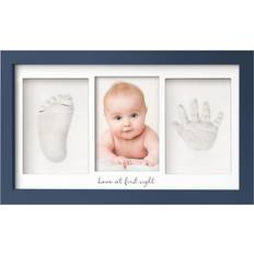 Baby Hand and Foot Print Kit, Duo Baby Picture Frame for Newborn, Baby Keepsake Frames Midnight Blue Midnight Blue