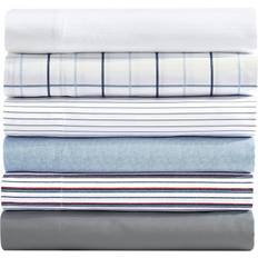 Nautica Fitted Aevery Stripe Bed Sheet Blue