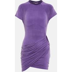 Jacquemus Purple 'La Robe Espelho Court' Minidress