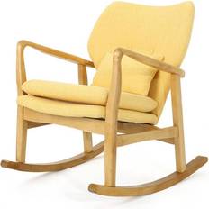 Yellow Rocking Chairs Christopher Knight Home Benny Mid Rocking Chair