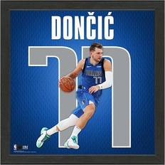 Sports Fan Products Highland Mint Luka Doncic Dallas Mavericks IMPACT Jersey Frame