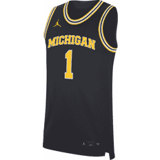 #1 Michigan Wolverines Jordan Brand Youth Team Replica Basketball Jersey - Navy