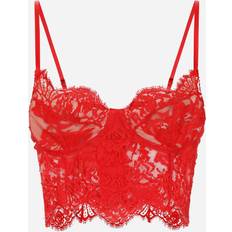 Dolce & Gabbana Red Clothing Dolce & Gabbana Lace bralette red