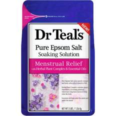 Dr Teal's Pure Epsom Salt Soaking Solution Menstrual Relief with Herbal Plant Complex