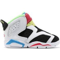 Air jordan retro 6 little kids Nike Air Jordan 6 Retro Little Flex TDV - White/Ghost Green/Black/Coast