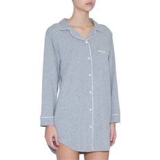 eberjey Gisele Sleepshirt, Heather Grey/Sorbet Pink