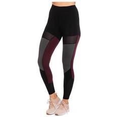 Horseware Equestrian Clothing Horseware Ladies Silicon Riding Tights Black/Fig