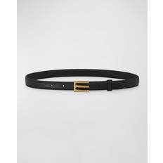 Etro Logo leather belt black