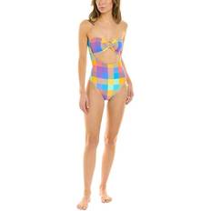 WeWoreWhat O-Ring Bandeau One-Piece multi XSmall