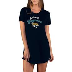 Soccer - Women Tops Concepts Sport Women's Jacksonville Jaguars Marathon Nightshirt Black XLarge