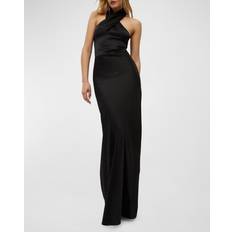 Veronica Beard Alberta silk-blend maxi gown black