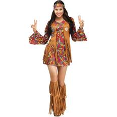 Disco Dazzler 1970s 80s Retro Dancing Queen Hippie Hippy Womens Costume  Plus
