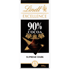 Lindt Excellence Dark 90% Cocoa Chocolate Bar 3.5oz 1