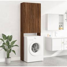 Veggskap vidaXL brown oak Laundry Room