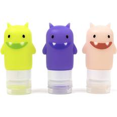 Kostprobenbehälter reduziert Yumbox Silicone Condiment Squeeze Bottles Funny Monsters 3-pack