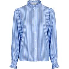 Neo Noir Brianna Stripe Blouse - Blue