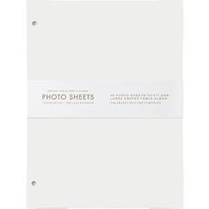 Gavepapir Printworks White Photo Album Refill Paper Pack of 10 L