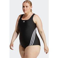 Knielange Kleider - S Bekleidung Adidas IB5981 3S Swimsuit PS Swimsuit Damen Black/White Größe 1X
