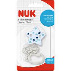 Schnullerketten Nuk Schnullerkette mit Clip hellblau