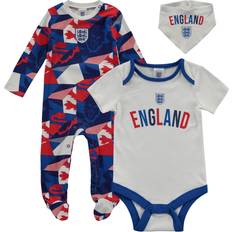Soccer Uniform Sets England Mash Up Layette White Baby