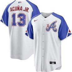 Ronald Acuna Jr. Atlanta Braves Autographed Navy Nike Authentic Jersey