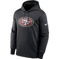 Men's New Era Gold/Scarlet San Francisco 49ers Active Block Hoodie Long  Sleeve T-Shirt