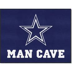 27 Dallas Cowboys Retro Logo Roundel Round Mat