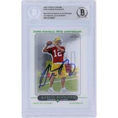 Lids Aaron Rodgers Green Bay Packers Autographed 2005 Topps Bazooka Blue  Variation #190 Beckett Fanatics Witnessed Authenticated Rookie Card