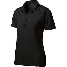 Sport-Tek Ladies Dri-Mesh Pro Polo Black