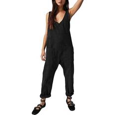 Jumpsuits & Overalls on sale Free People Women's High Roller Jumpsuit Mineral Black