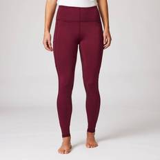 Red Leggings Horze Roselina Full Seat Tights with Crystal Details