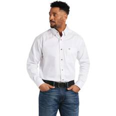 Mens 2x tall shirts Ariat Men Solid Twill Shirt, White