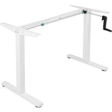Crank adjustable height standing desk Vivo Compact Hand Stand