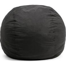 Big Joe Fuf Large Black Lenox Bean Bag