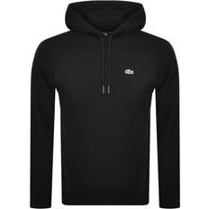 L Pullover Lacoste Men's Logo Pullover Hoodie - Black