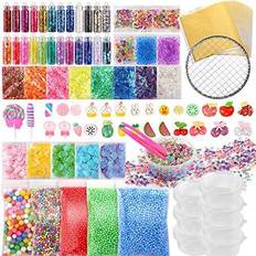 Slime 110pcs slime supplies slime add ins slime making kit glitter foam balls fishb